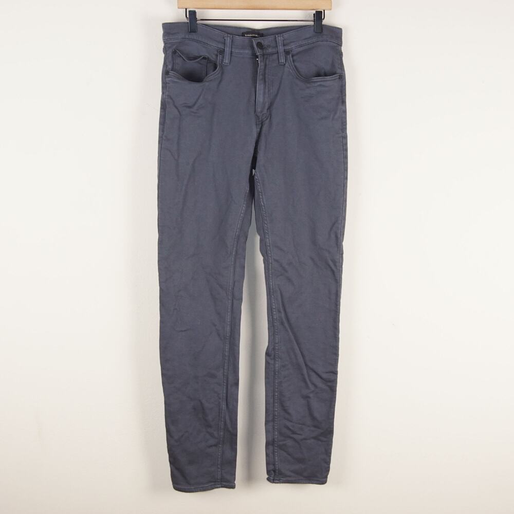 Banana Republic 5 Pocket Slim Fit Gray Stretch Pants Mens Sz 32 x 34
